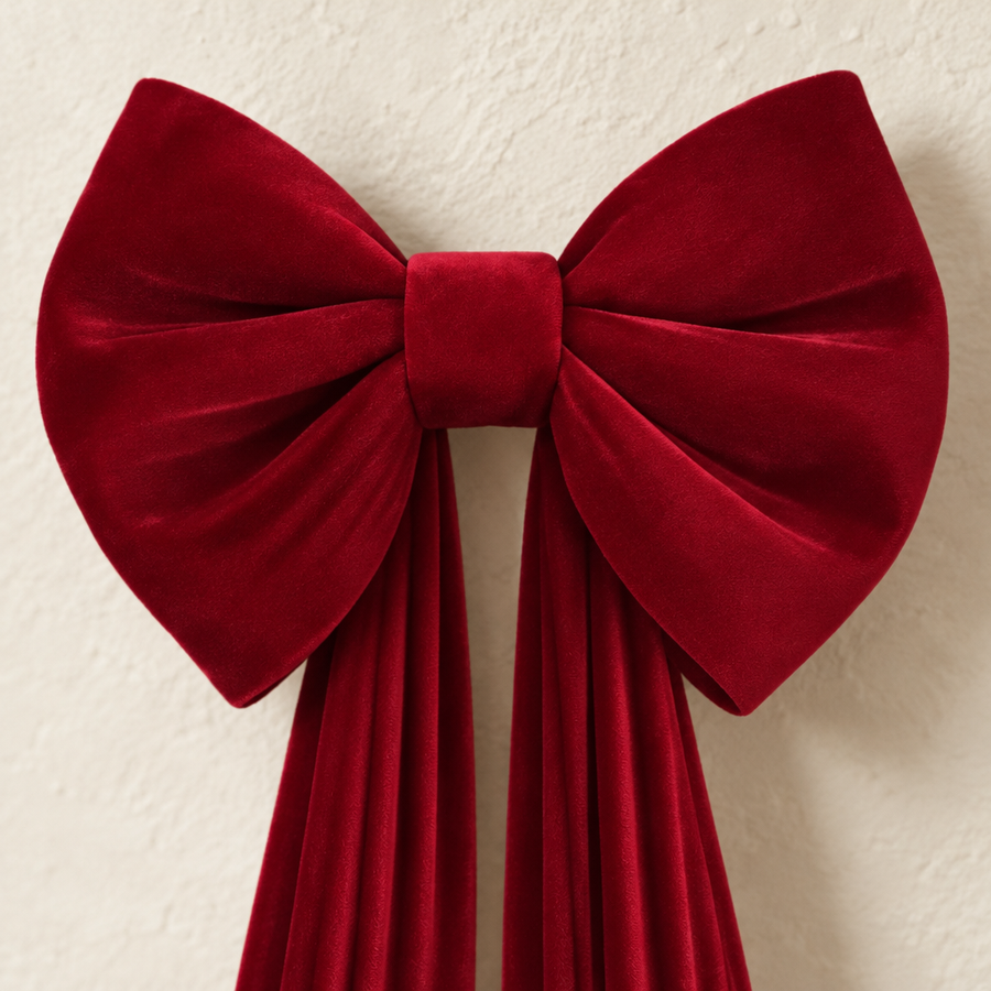 The Velvet Bow, close view of the velvet knot