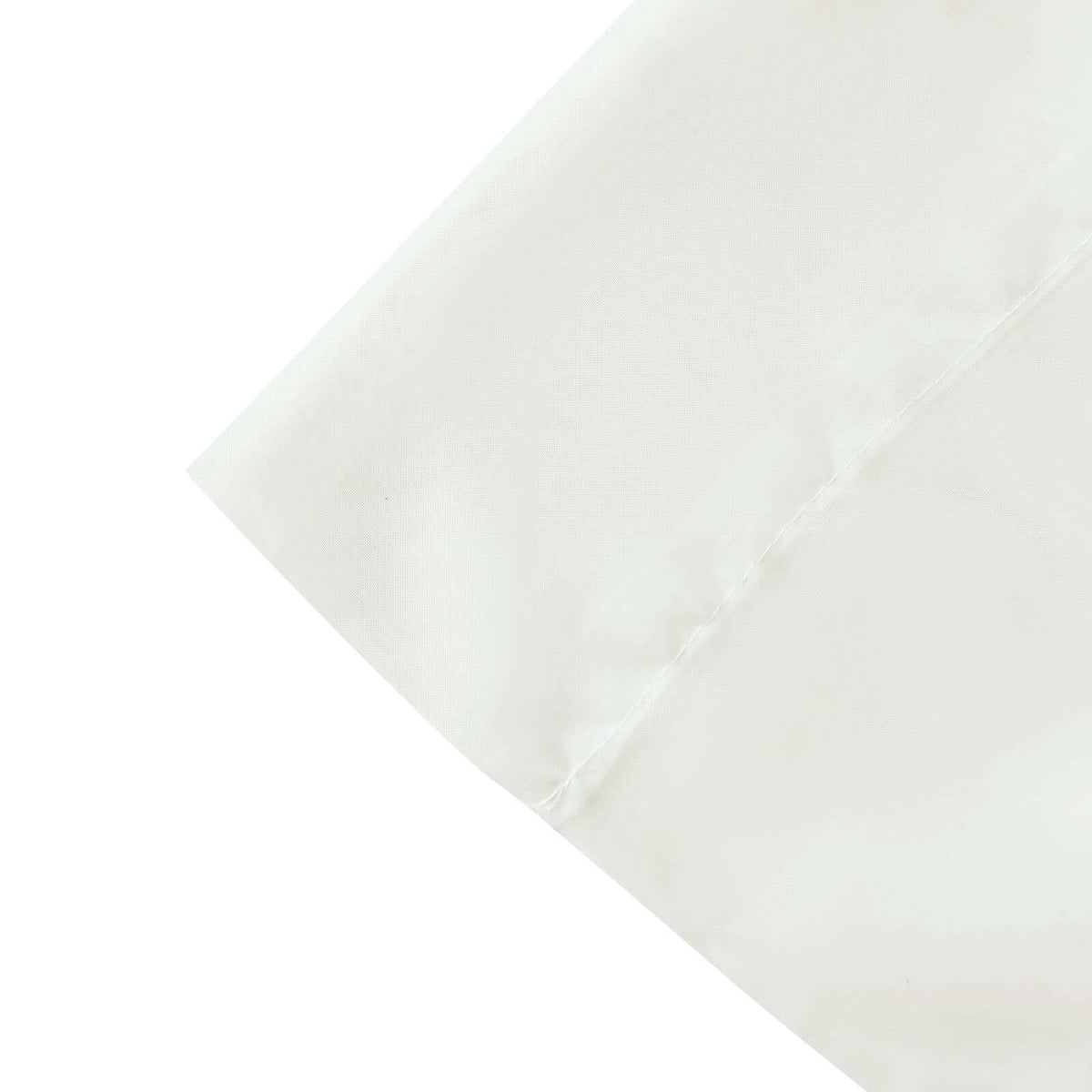 Soft ivory chiffon draped on the ceiling